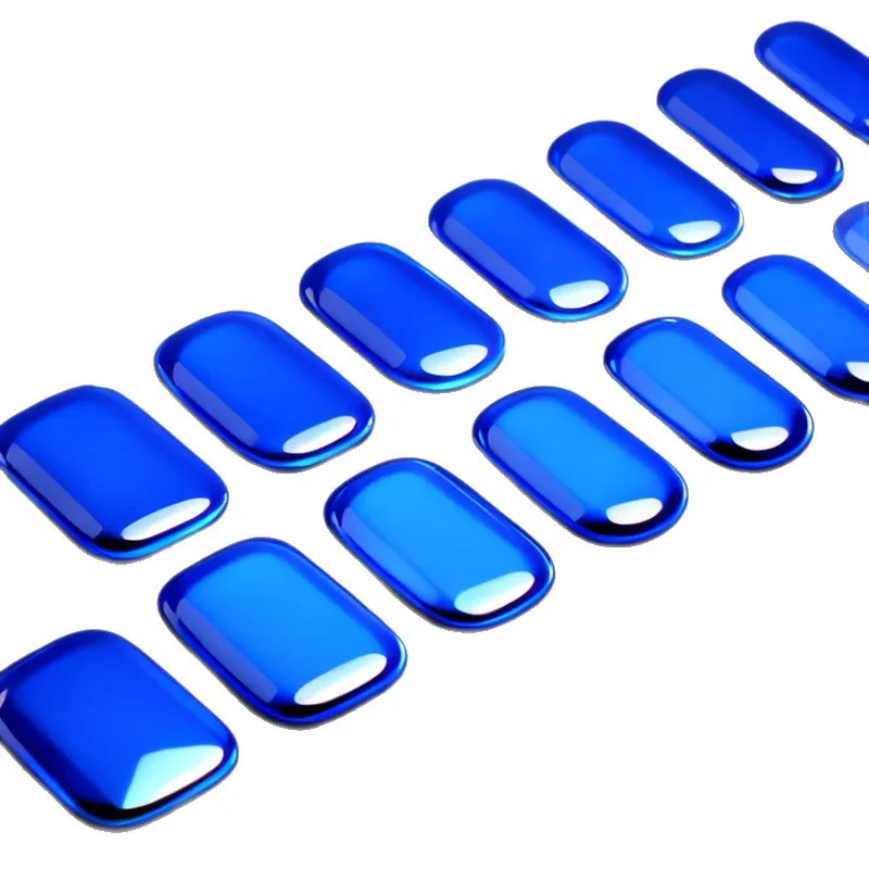 20팁 선글라스 파우더 오로라 세미 큐어드 젤 네일 스트립 DIY 젤 폴리쉬 스티커 (UV/LED 사용 가능)