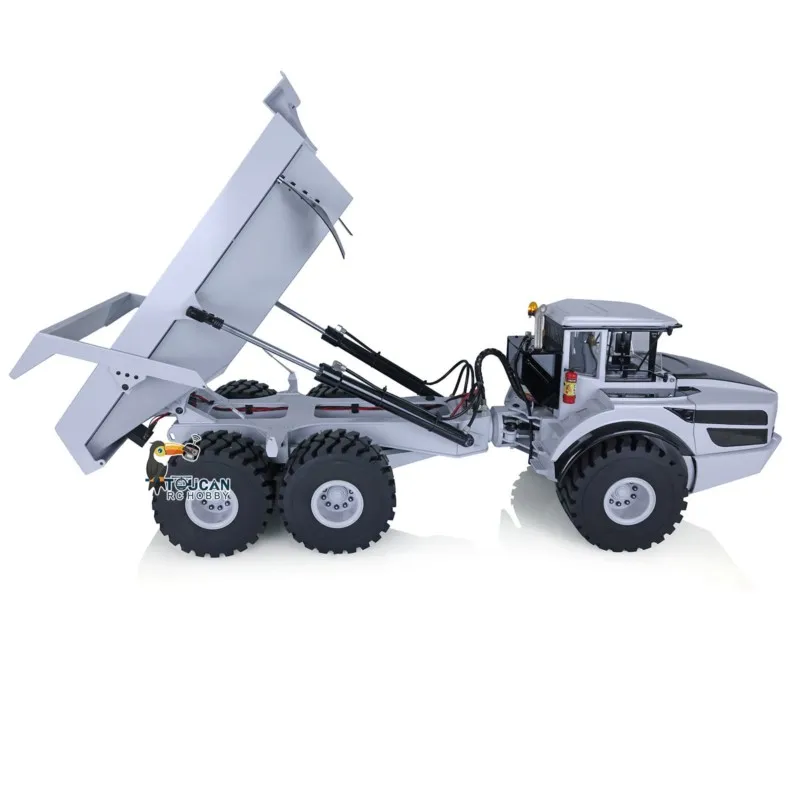 6*6 XDRC A40G 1/14 Metall Hydraulische RC Gelenk Lkw RTR Dumper Modell Motor ESC Licht Sound Fernbedienung batterie THZH1289