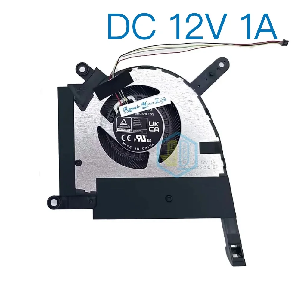 Wentylator chłodzący CPU GPU do ASUS TUF Gaming FA507 FA707 FX507 FX707 TUF507 TUF707 wentylator na laptopa 13 nr09j0t01011 FPSP 13 nr09f0t01011 FP88 — zdjęcie produktu 3