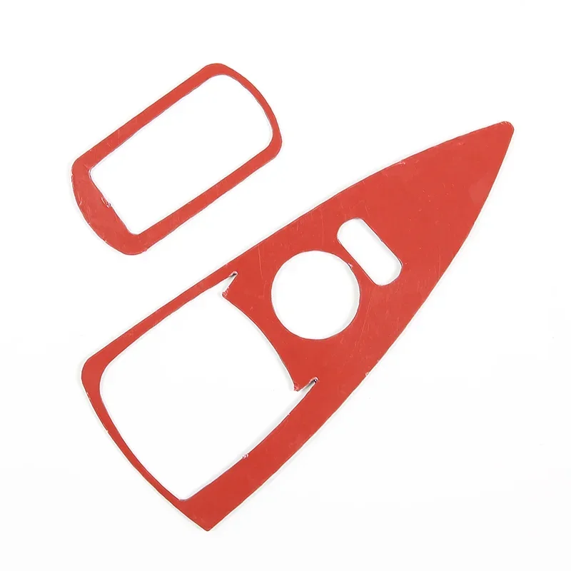 لسيارة شيفروليه كورفيت C6 2005-2013 من ألياف الكربون الناعمة زجاج السيارة مفتاح رفع زر غطاء إطاري ملصق الكسوة للوصول إلى السيارة Soris #4