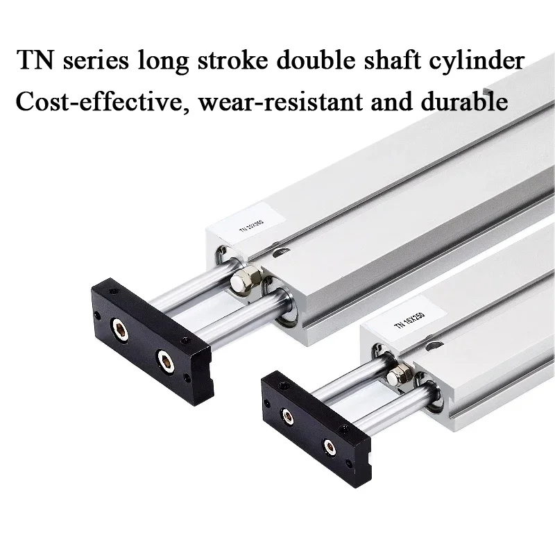 

Pneuamtic Double Rod Pneumatic Piston Air Cylinder TN10x300 16x200 20x400 Long Stroke 200mm To 500mm