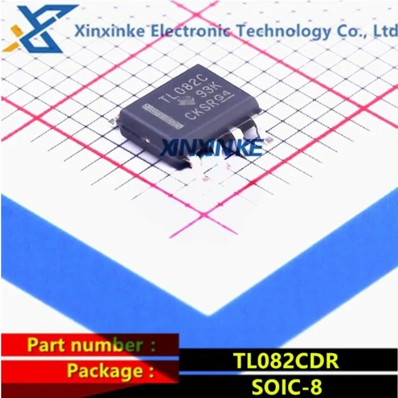 5PCS TLC082IDR C082I SOIC-8 TL082CDR Operational Amplifiers - Op Amps Dual Wide Bandwidth Hi-Output Sngl Sply Brand New Original