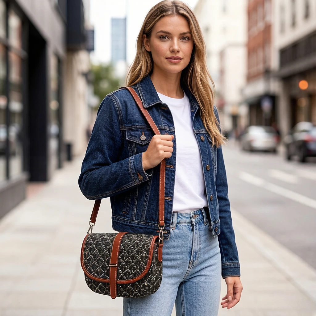 

Chic Classic Original Retro Diaper Bag Luxury Textured Leather Crossbody Handbag For Women Large Capacity Trendy Tote Bag