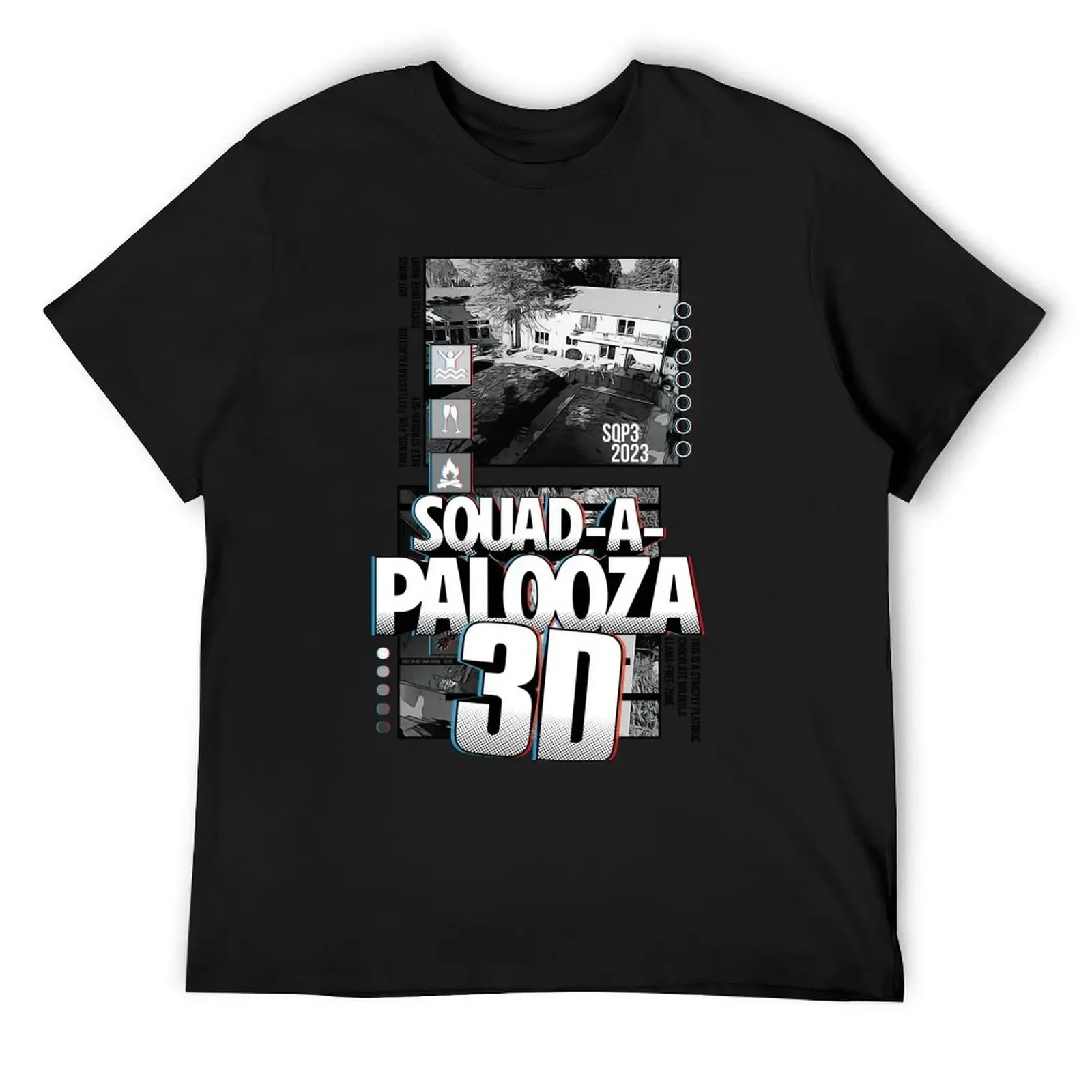 

Squadapalooza 3 T-Shirt anime clothes street wear cheap stuff designer t shirt men