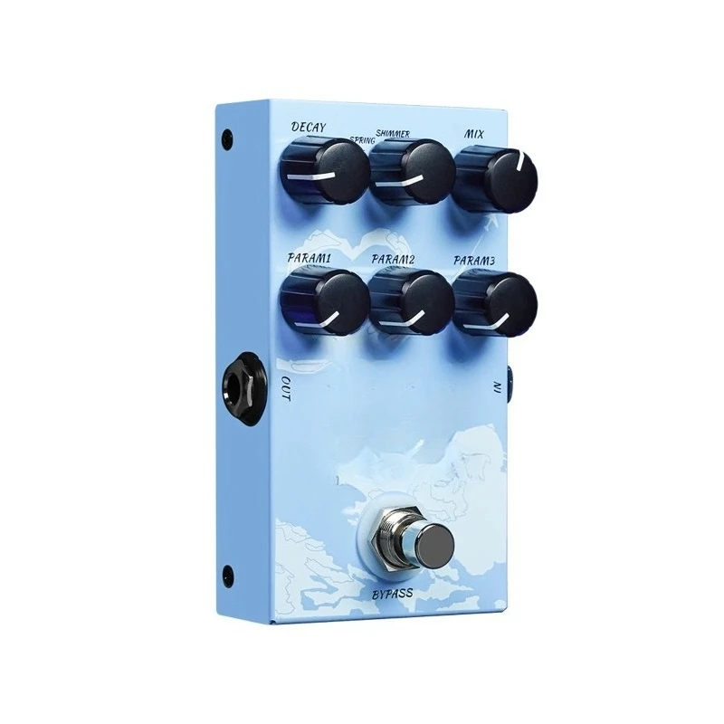 

Digital Reverb Pedal 9 Reverb Effects Room/Shimmer/Lofi/Spring Reveb Effect Pedals for Guitar Pedal