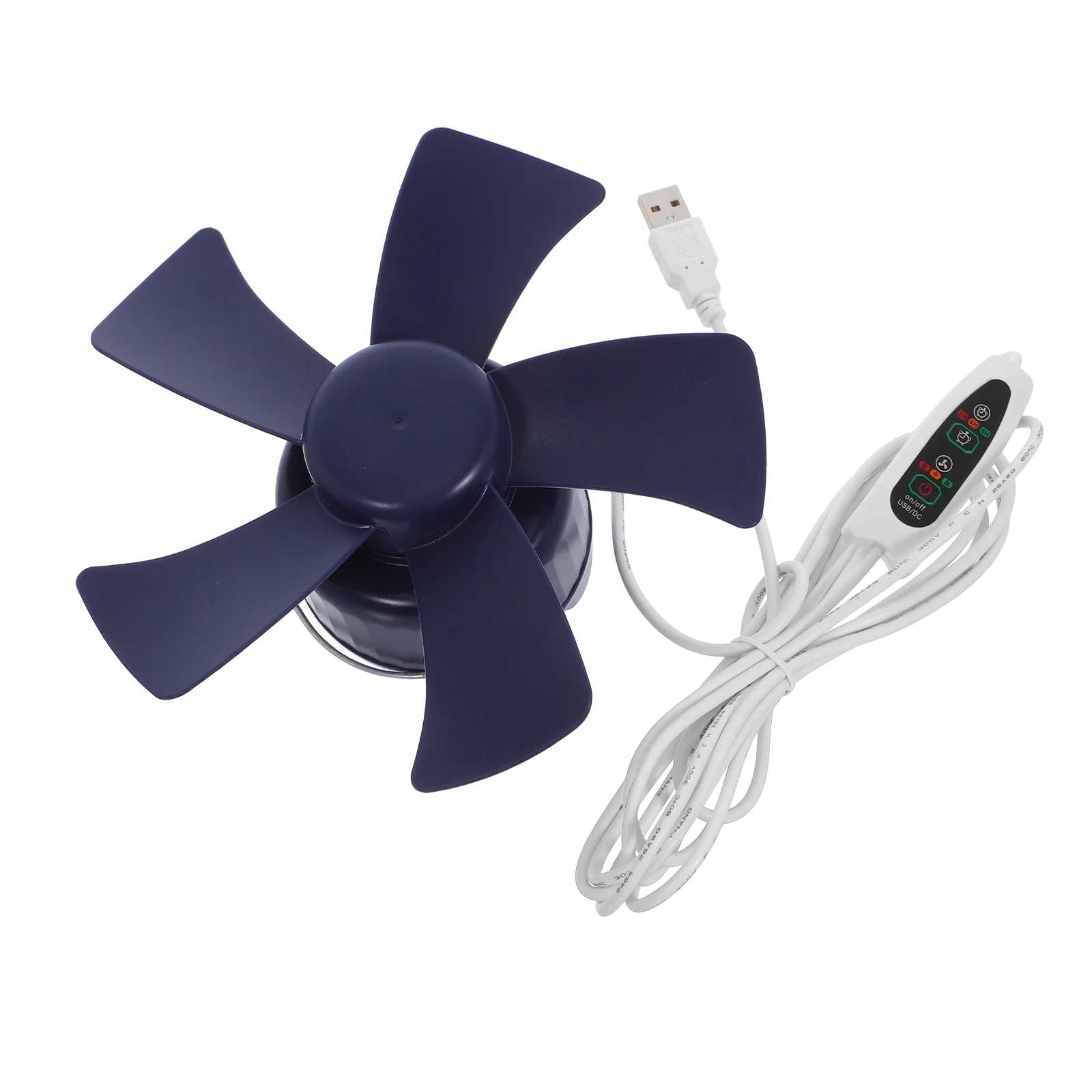 Small Ceiling Mini Bed Cooling Portable Small Ceiling Fan Dorm Room Timer Function Compact Tent Fans Beach Camping