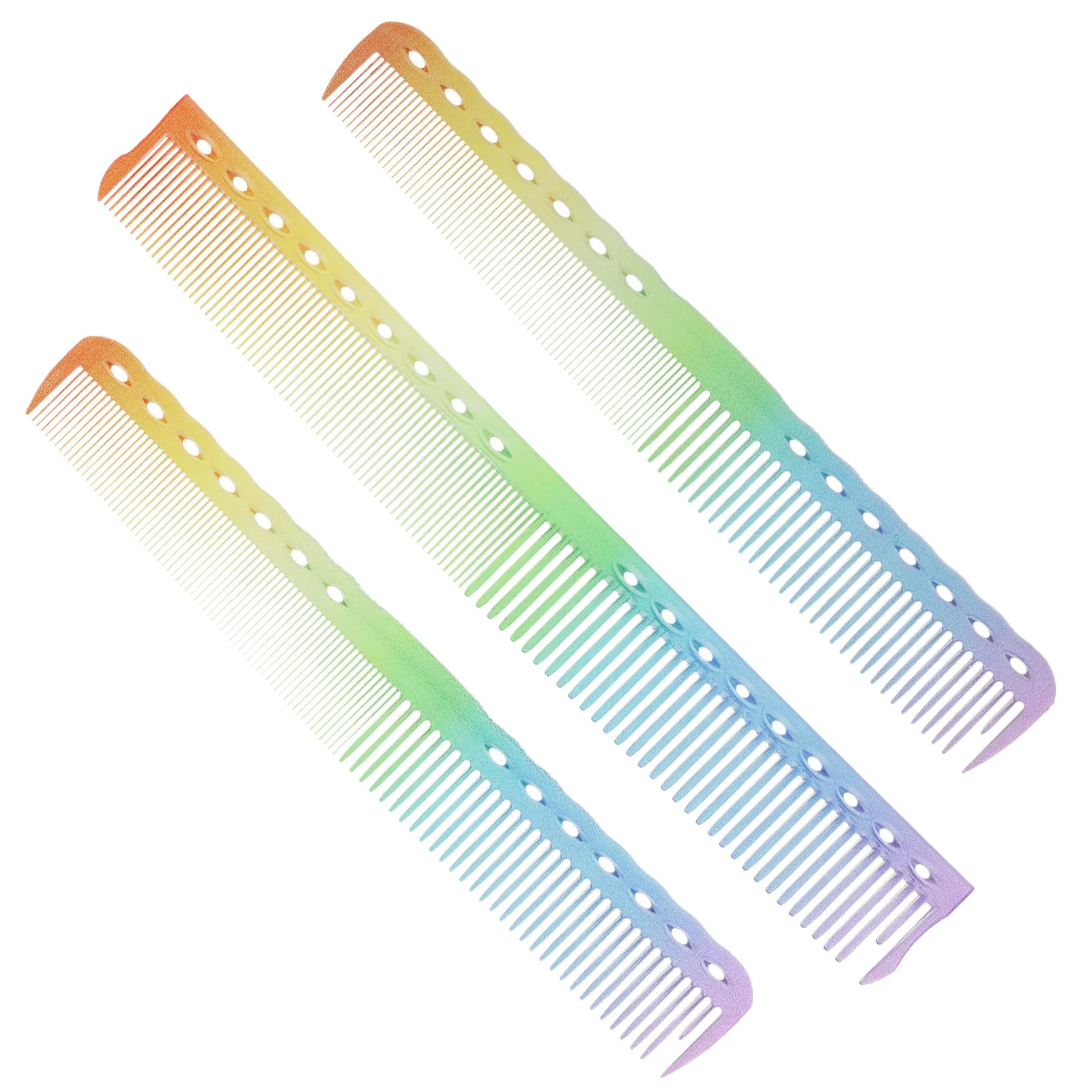 3Pcs Professional Hair Cutting Comb Salon Gentle Tooth Hairdressing Comb for Men Women Barber Care Styling