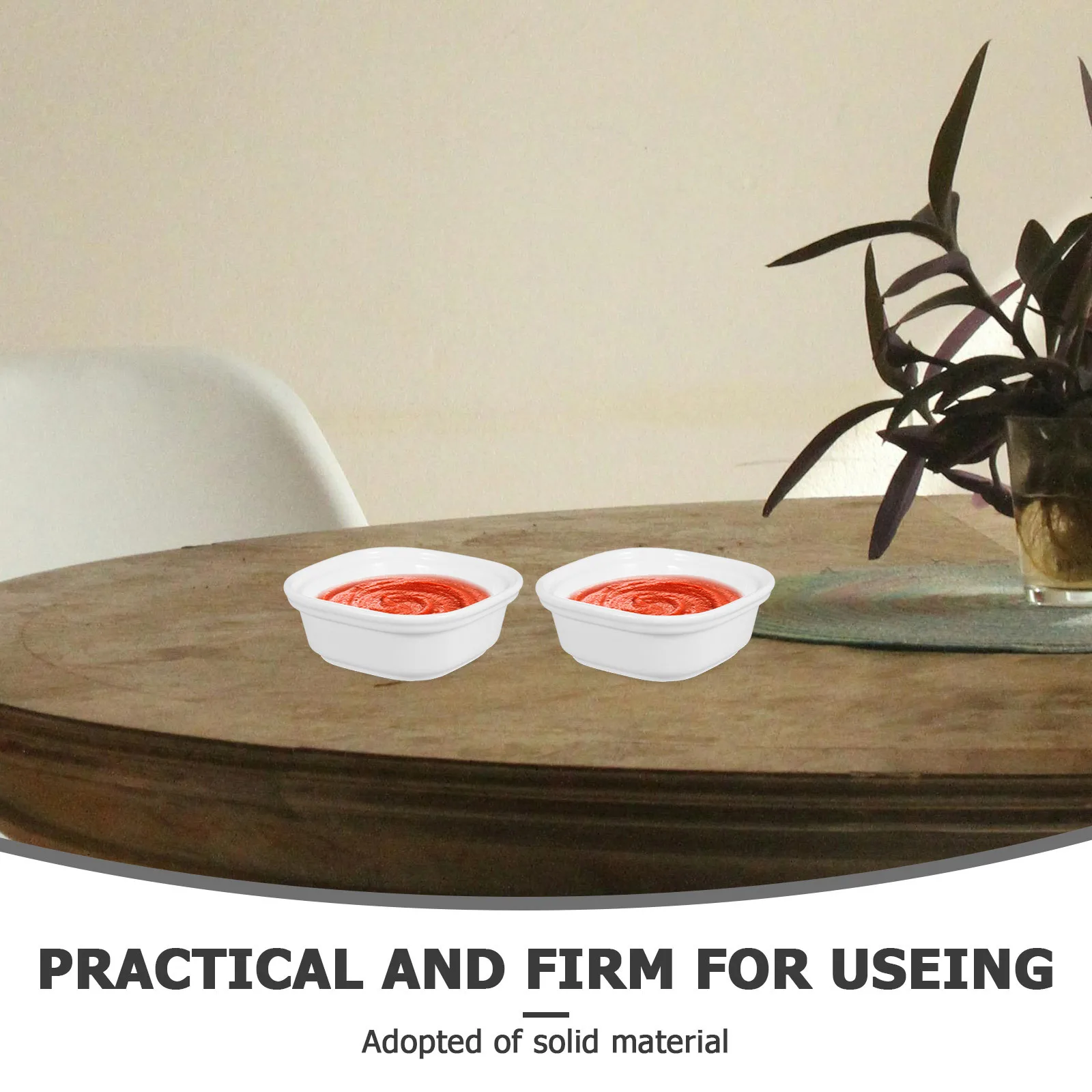 

4Pcs Ceramic Seasoning Dishes Set Small Condiment Bowls for Soy Sauce Vinegar Dipping Sauces Elegant Sauce Containers Kitchen