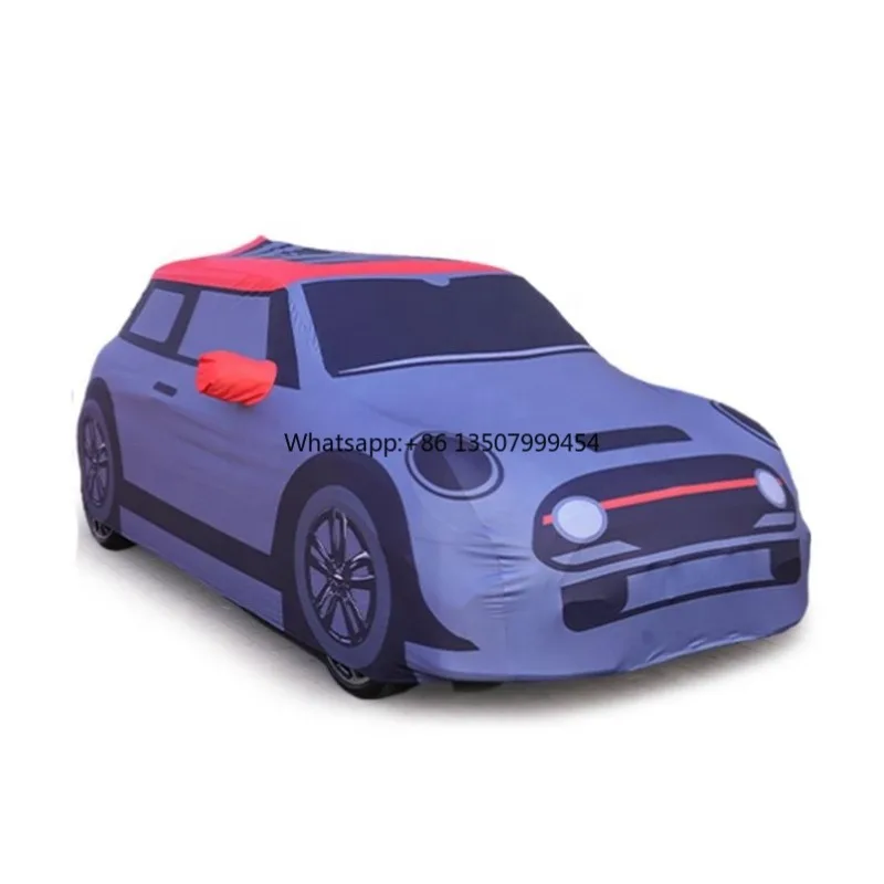 

RP003 High End Custom One on One Printing Super Stretch Spandex Elastic Soft Touch Outdoor Folding Car Cover