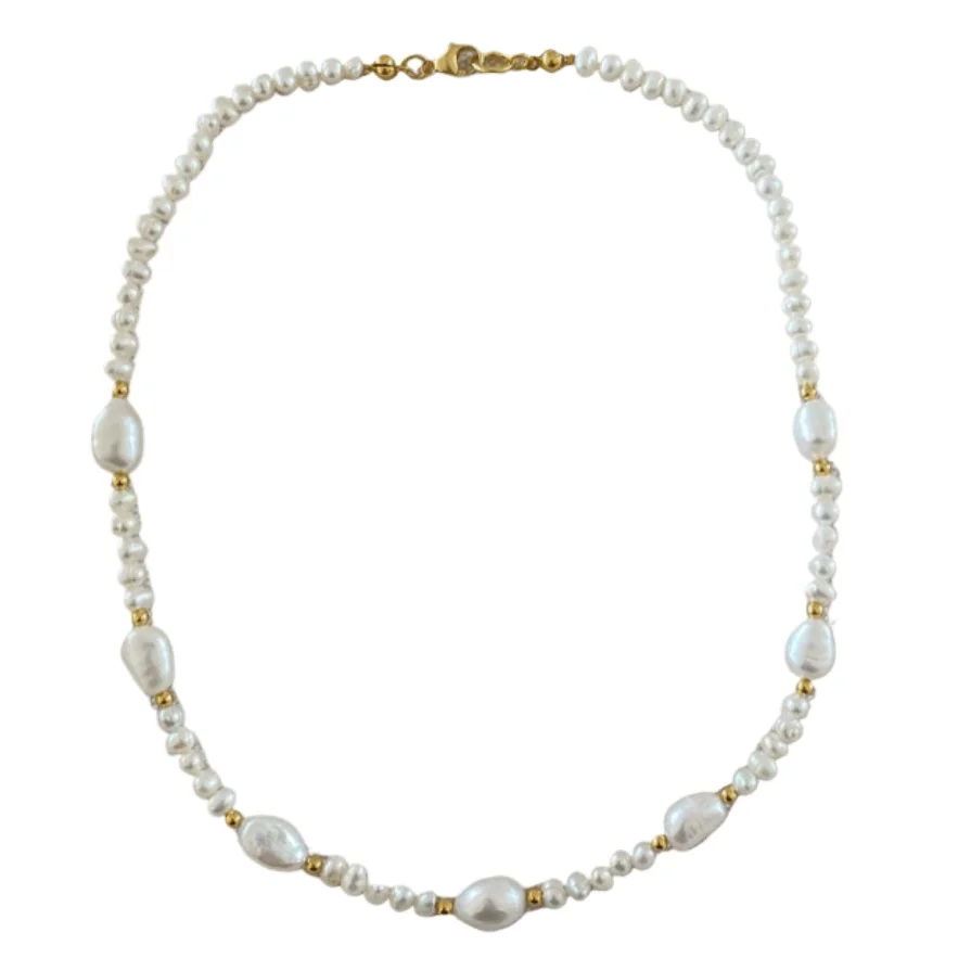 

Charming 17.5" South Sea Genuine White Pearl Necklace