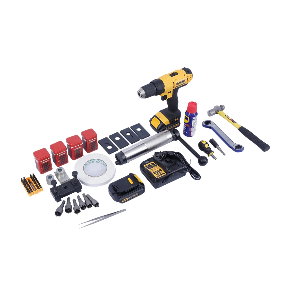 ODETOOLS JLHH-6000A Portable Door Opening Forced Entry Lock Picking Kit Tool