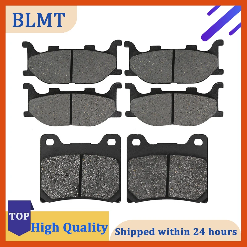 Motorcycle Front and Rear Brake Pads for YAMAHA XVS1100 V-Star Custom Classic Silverado 1999-2009 XVS1100 VStar Custom 2007 2008