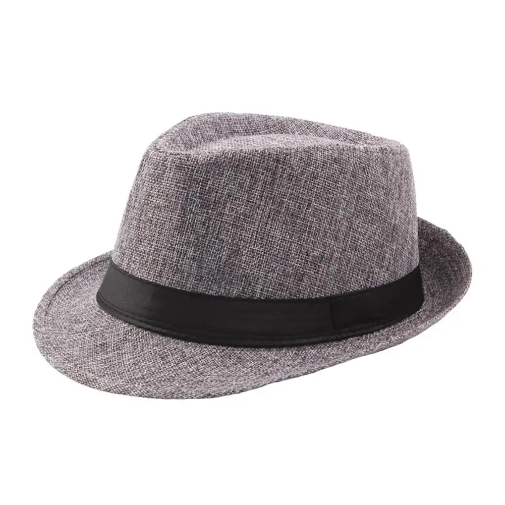 Fedora Hat Wide Brim Sun Solid Color Women Men Bucket Hats Cowboy Style Panama Fisherman Cap Jazz Cap Sun Cap Hat