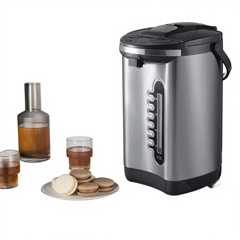 110V electric kettle 5L temperature-controlled multi-functional air pressure thermos, for overseas travel