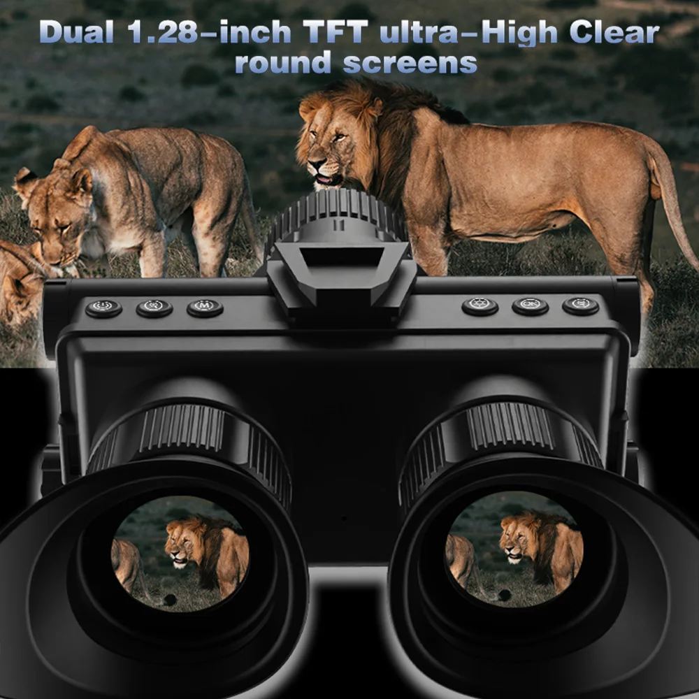 Z9157 4K UHD 40MP رئيس شنت التكتيكية تلسكوب نظارات 8X التكبير 600 متر الأشعة تحت الحمراء للرؤية الليلية مناظير الصيد كاميرا تعقب