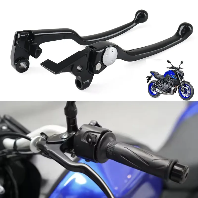 CNC Aluminum Motorcycle Front Brake Clutch Levers Left Right Handles - Anti-Slip Adjustable Dedicated For YAMAHA Motorcycle