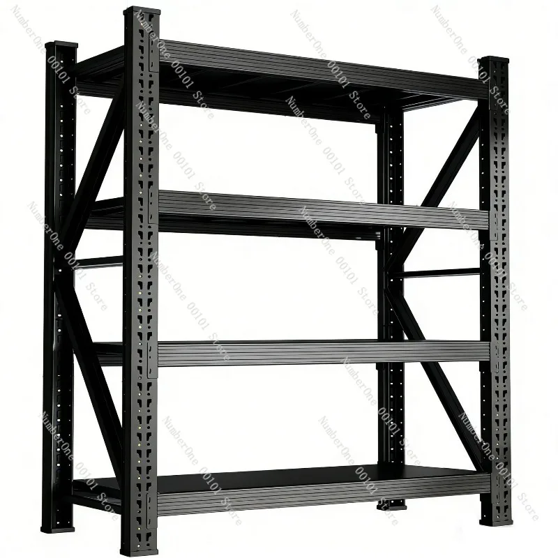 Multi-Tier Storage Shelves, Heavy-Duty Warehouse Racks, Supermarket Shelving Units, Express Delivery Storage Shelves, Household