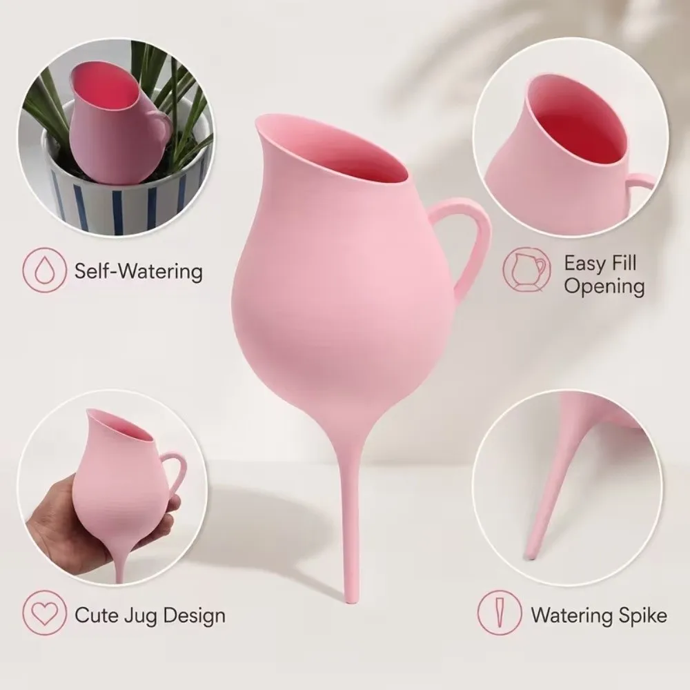 3D Printed Terracotta Self Watering Spikes Watering Can-shaped Automatic Watering Device Potted Plant Self-Watering Stakes