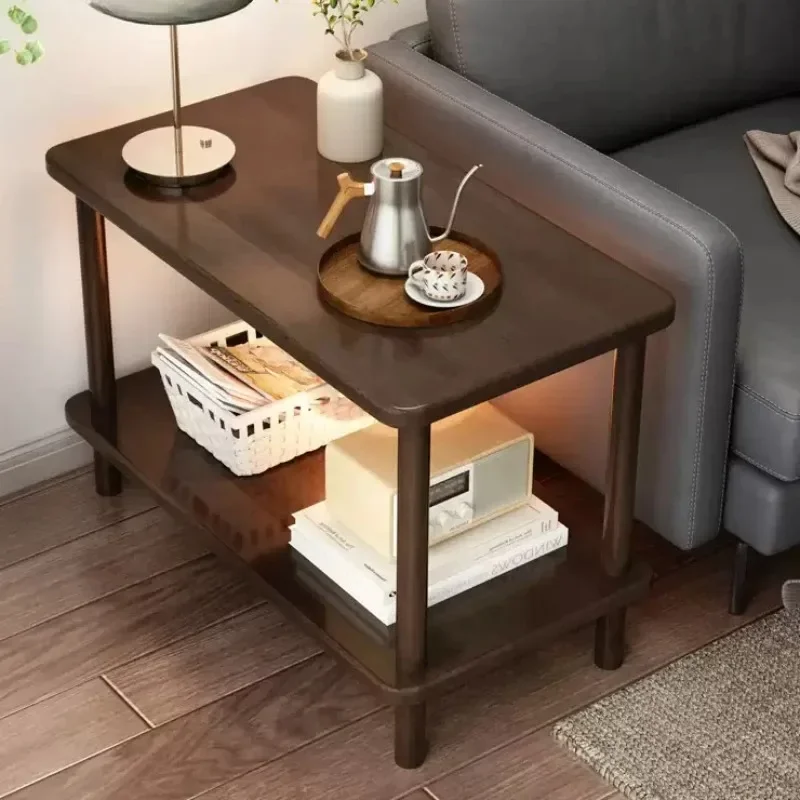 Night Table Hall Coffee Luxury Mini Corner Tables Bedside Aesthetic Room Side Modern Home Round Center Wooden Middle Furniture