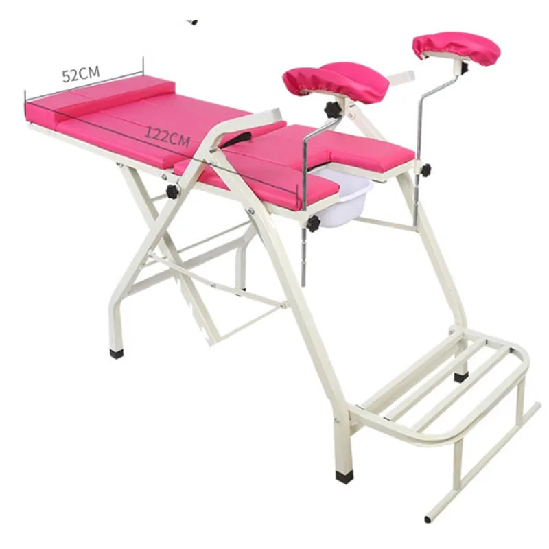 Foldable Portable Medical use gynecology chair folding examination bed gynecology examination bed