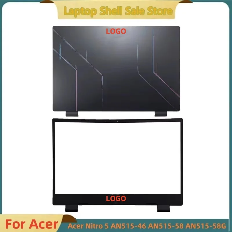 New For Acer Nitro 5 AN515-46 AN515-58 AN515-58G N22C1 LCD Back Cover Top Case A Shell / LCD Front Bezel