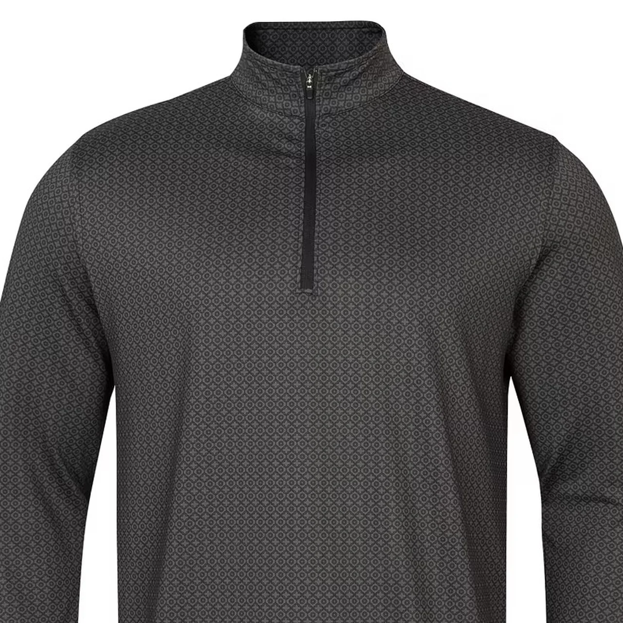 Ready To Ship Men's Quarter Zip Golf Pullover Long Sleeve Printed Performance Shirt Lightweight Sports Top In Stock