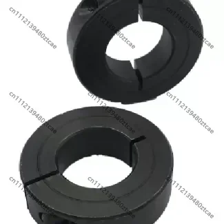 Carbon Steel Split Shaft Stop Collar, Open Type Clamping Locating Ring Machinery Replacement Parts