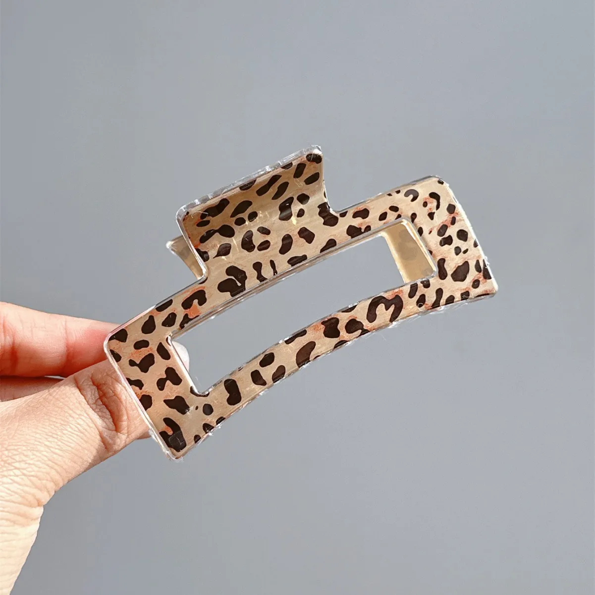 3pcs/set Hair Claw Clips, Leopard Print Design Vintage Big Hair Clips for Women, Hair Accessories for Girls.