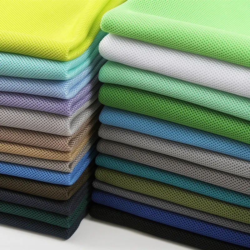 3D Honeycomb Breathable Mesh Fabric Office Chair Computer Chair Protective Three-layer Sandwich Mesh Fabric DIY Sewing Fabric