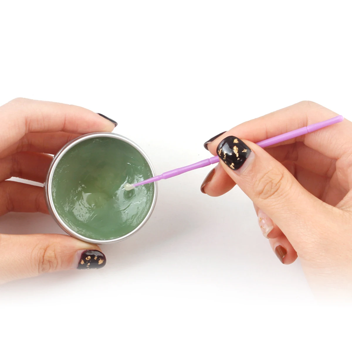 

400pcs 2Mm Disposable Micro Applicator Brushes For Eyelash Extension Swabs Nail Art Salon Home Use Non-Linting Lightweight