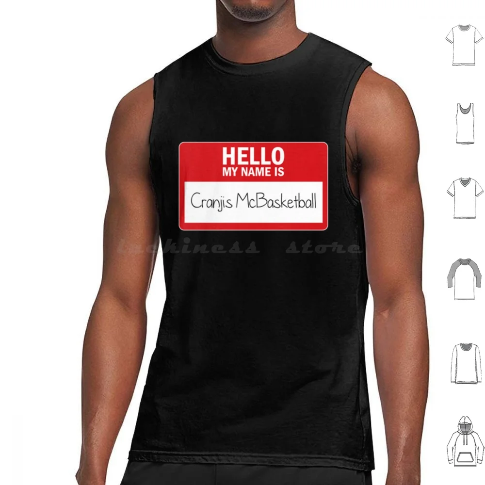 Impractical Jokers Cranjis Mcbasketball Tank Tops Print Cotton Impractical Jokers Sal Vulcano Jokers Funny Impractical Q