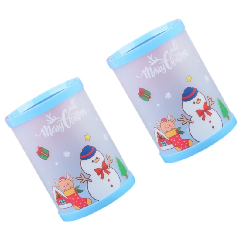 Рождественский держатель для ручек, экономящий место, держатель для ручки, пульт дистанционного управления для офисного стола,