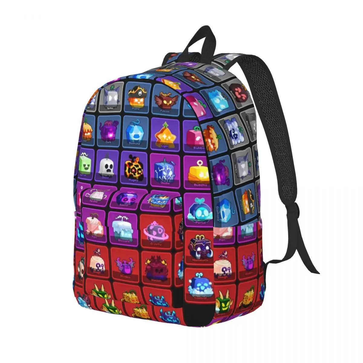 B-Blox Game Fruits Backpack Men Women Cool Student Business Daypack Mythical Cartoon Anime Laptop Computer Shoulder Bag Sports