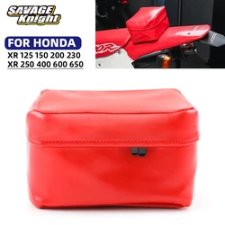 Ogon tylna torba dla HONDA XR125 XR150 XR200 XR230 XR250 XR400 XR600 XR650 torba na motocykl bagażu narzędzie do przechowywania torba skóra wodoodporna
