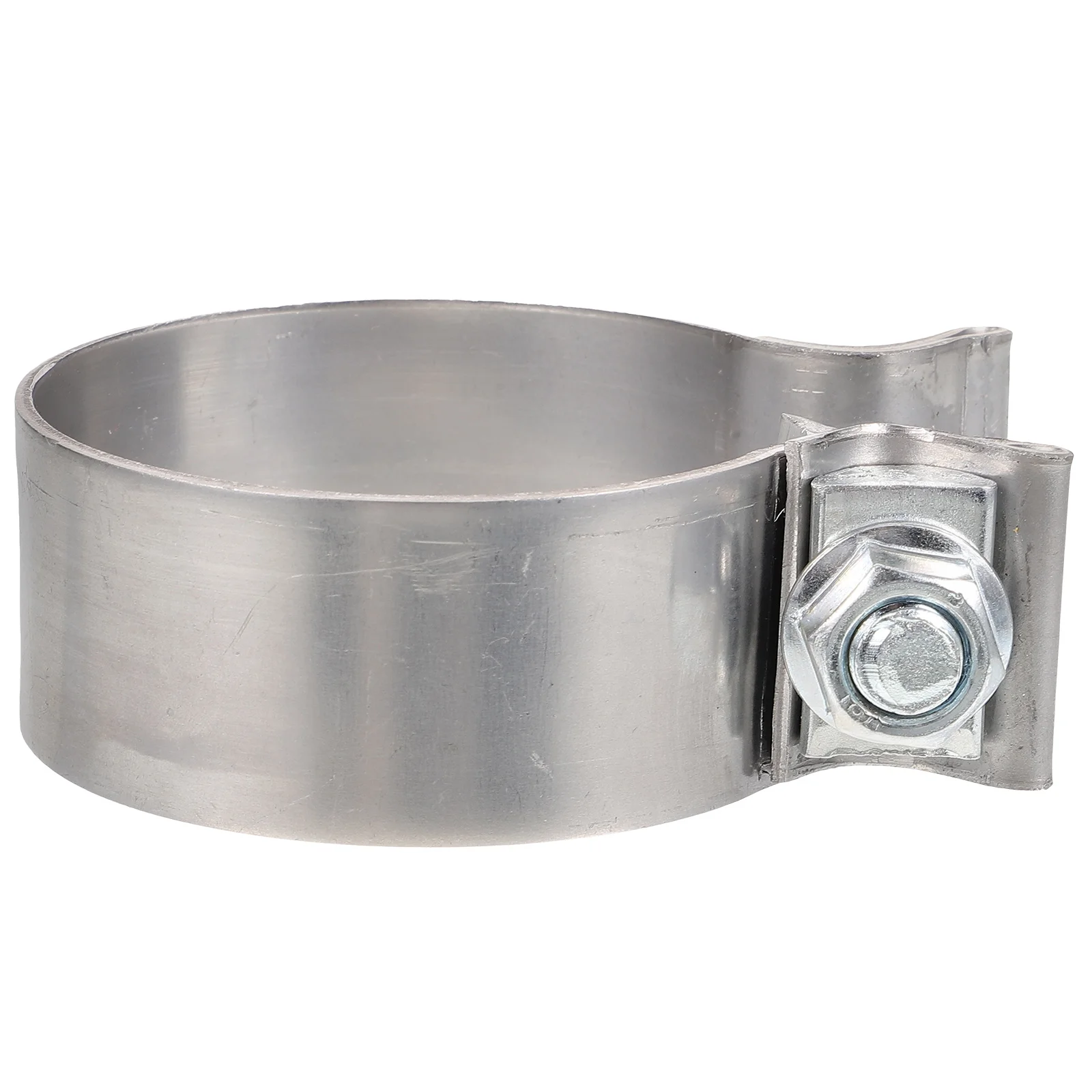 الفولاذ المقاوم للصدأ العادم الأنابيب المشبك عززت مانعة للتسرب الخمار 2.5 بوصة قابلة لإعادة الاستخدام الأنابيب المشابك البراغي الفرقة الشفاه المشبك