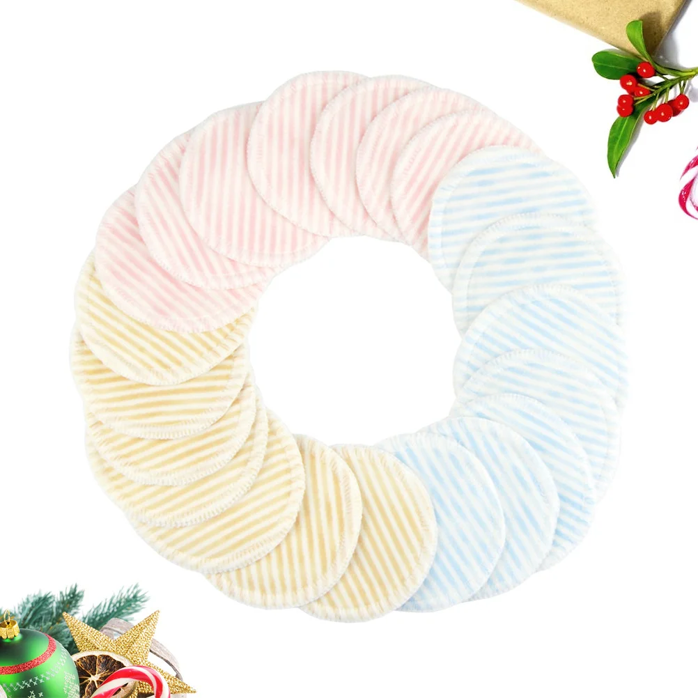 12 szt. Wielorazowych płatków do demakijażu z włókna bambusowego, dwuwarstwowe płatki do oczyszczania twarzy, idealne do podróży i codziennego użytku.