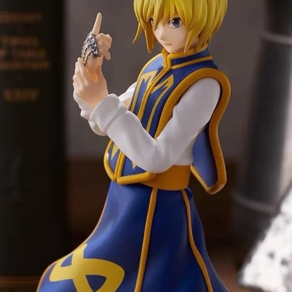 Aixlan 18CM HUNTER×HUNTER Amine Figure Kurapika PVC Action Figure Collectible Model Toys Doll Kid Birthday Gifts