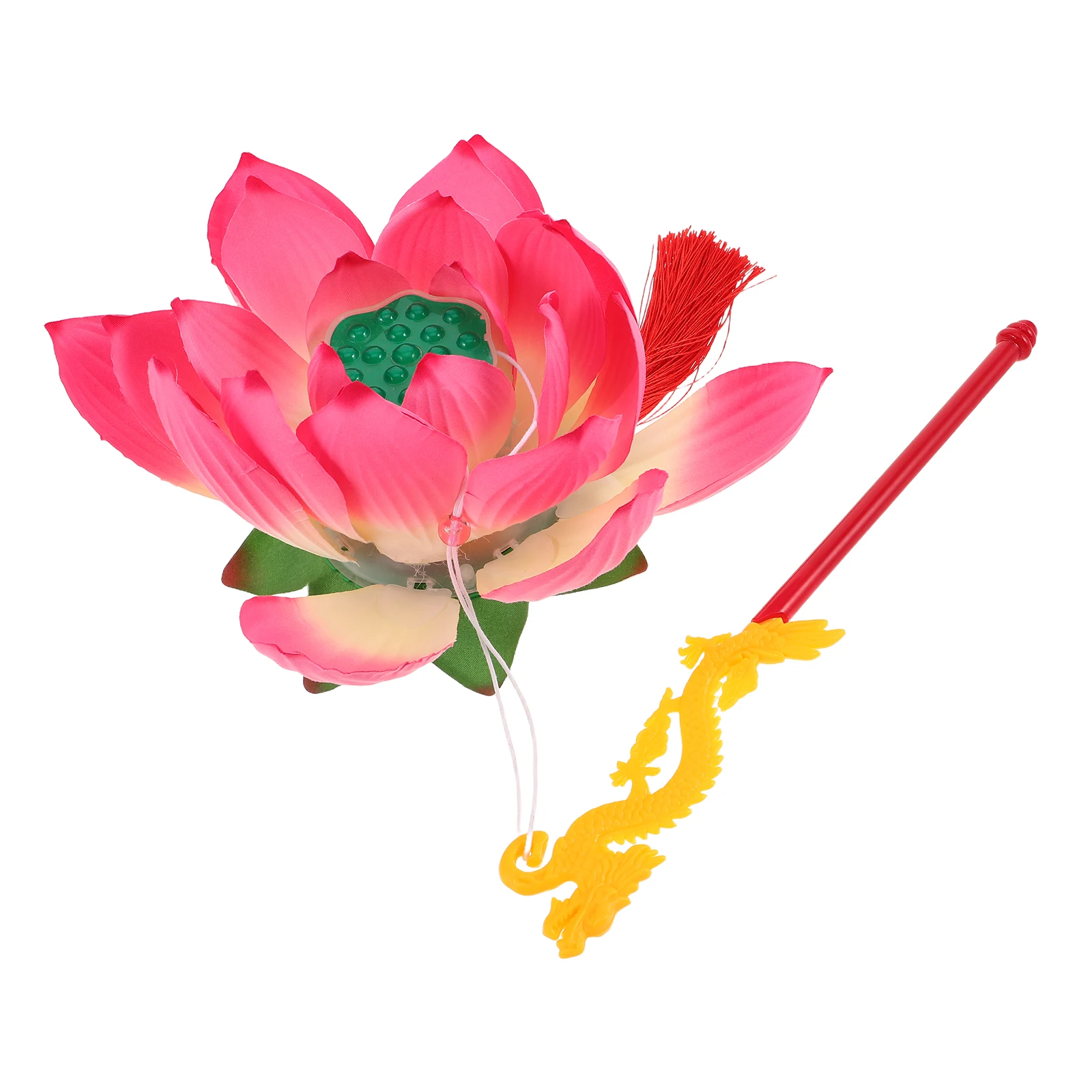 

Lotus Lamp Lantern Decorative Chinese New Year Decorations Garden Lanterns Years Portable
