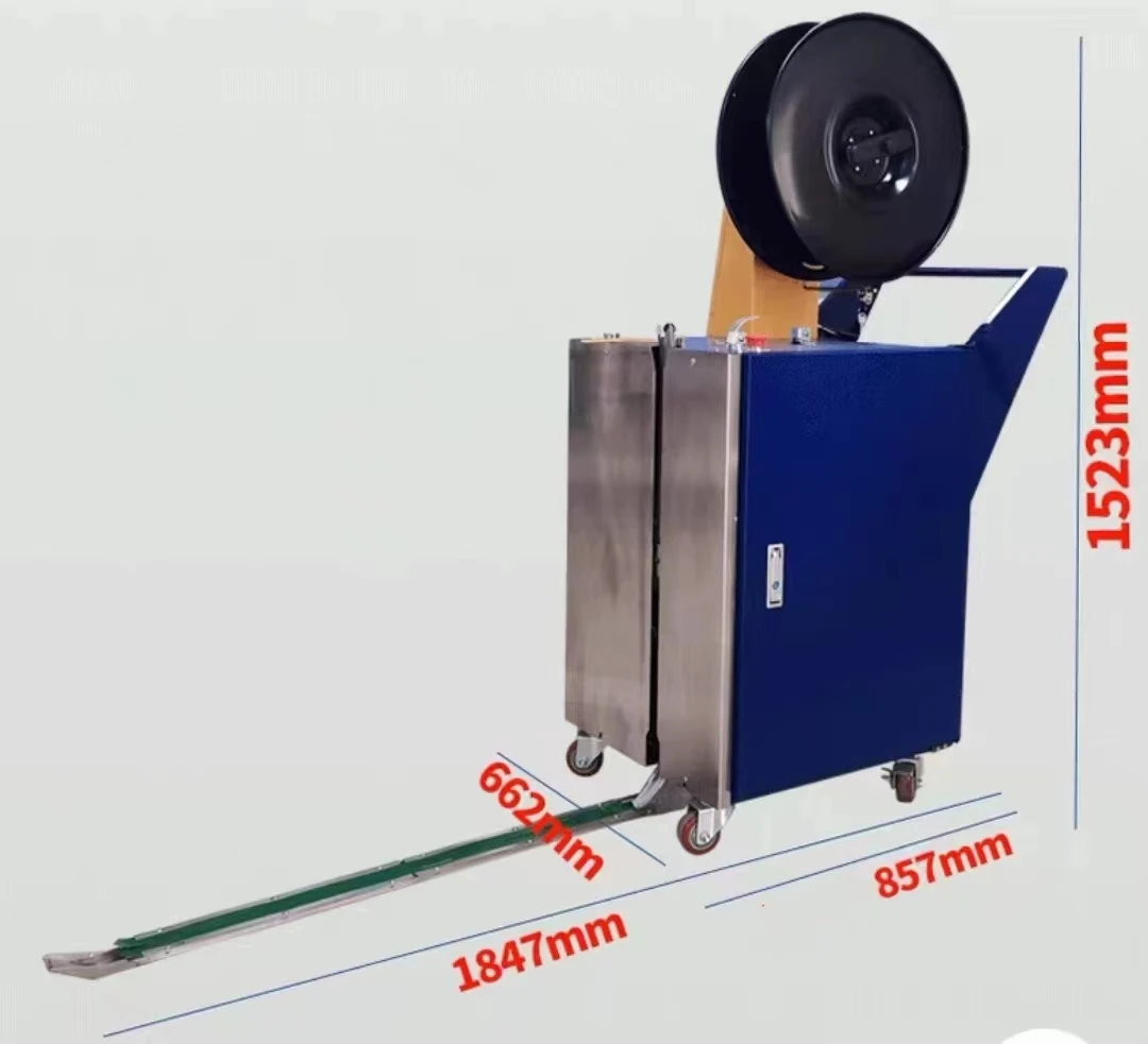 Heavy Duty pallet carton box  Side Seal Pallet Strapping Machine Semi Automatic With PP/PET