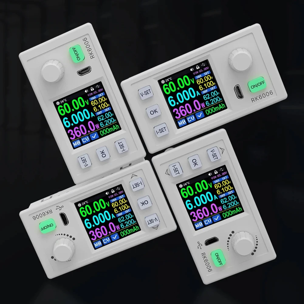 RK6006/RK6006-BT convertitore modulo Step-Down DC 60V 6A stabilizzatore di tensione da banco di comunicazione USB Display regolabile a 4 cifre