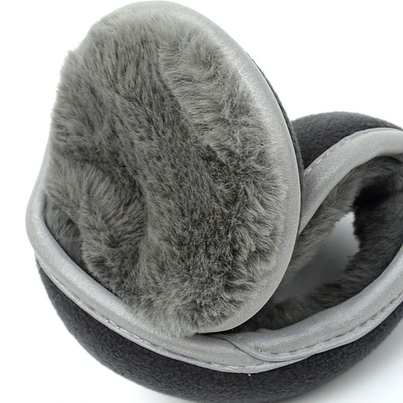 Adolescentes orelha proteger earmuff guarnição reflexiva pelúcia orelha mais quente inverno para meninas dropship