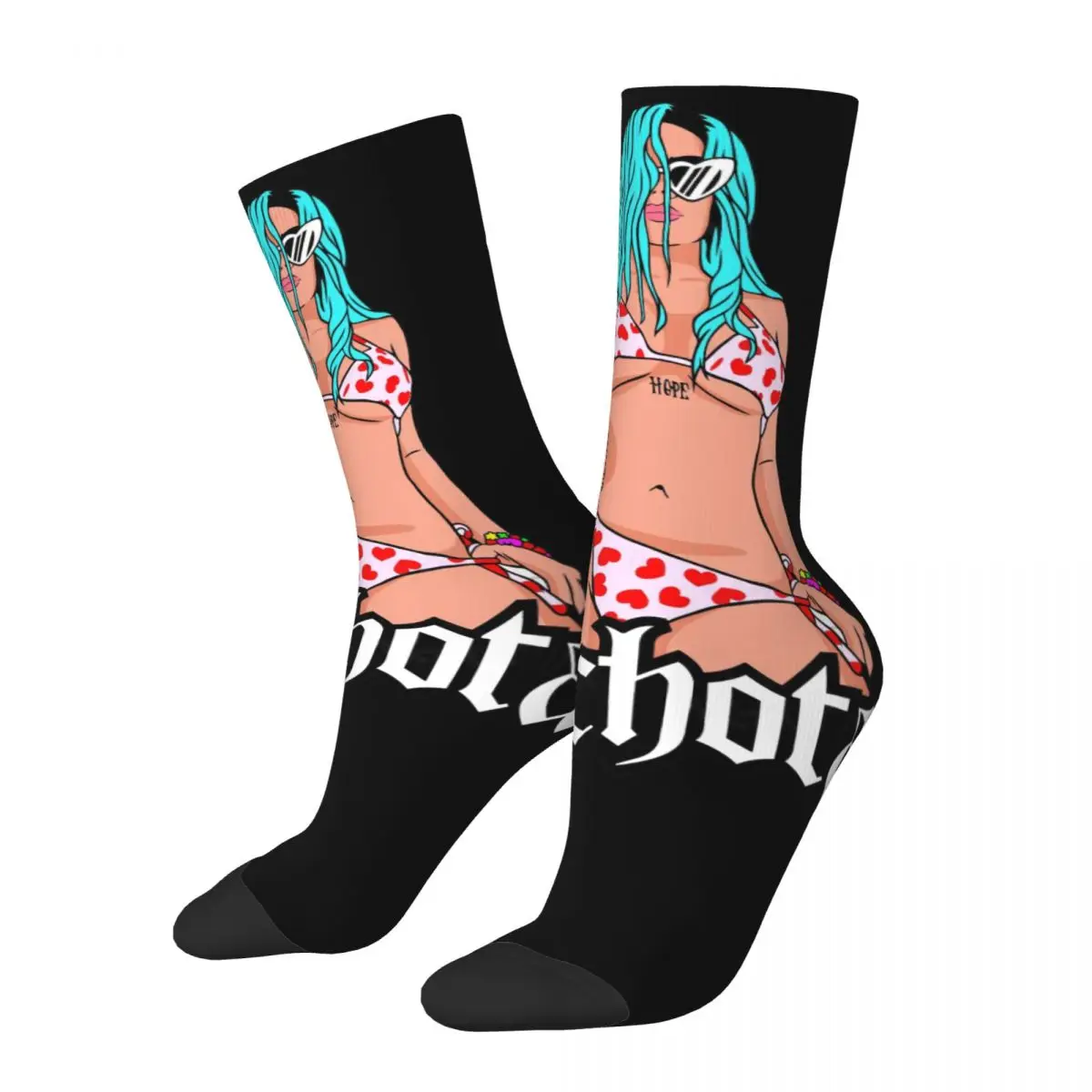 Singer Karol G Graphic Bichota Men Women Socks,Leisure Beautiful printing Suitable for all seasons Dressing Gifts