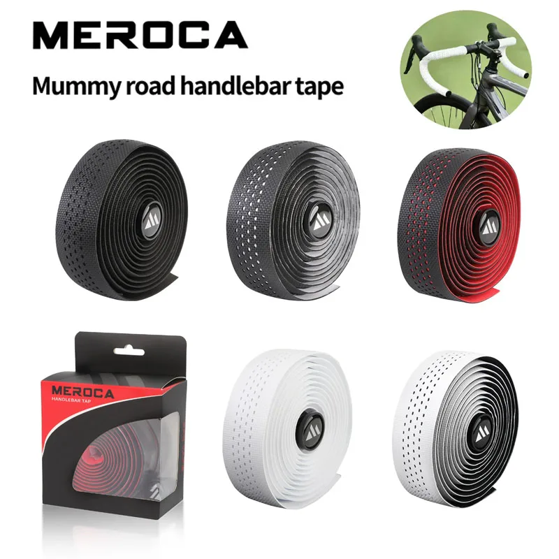 

Задняя панель для руля MEROCA, противоскользящая силиконовая лента для руля, подходит для дорожного велосипеда