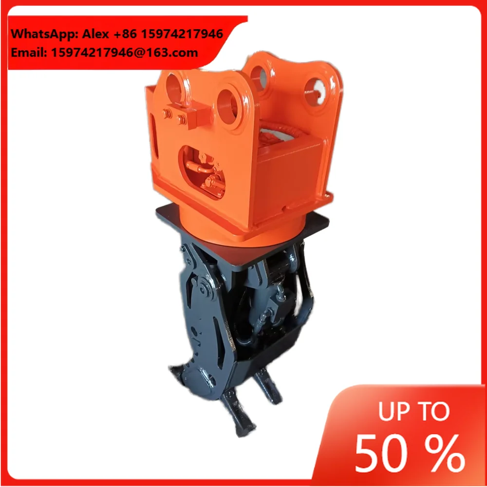 2025 New Model RZS Hydraulic Mini Excavator With Single-cylinder Rotating Grapple Motor & Pump For 1-4.5 Ton Excavators