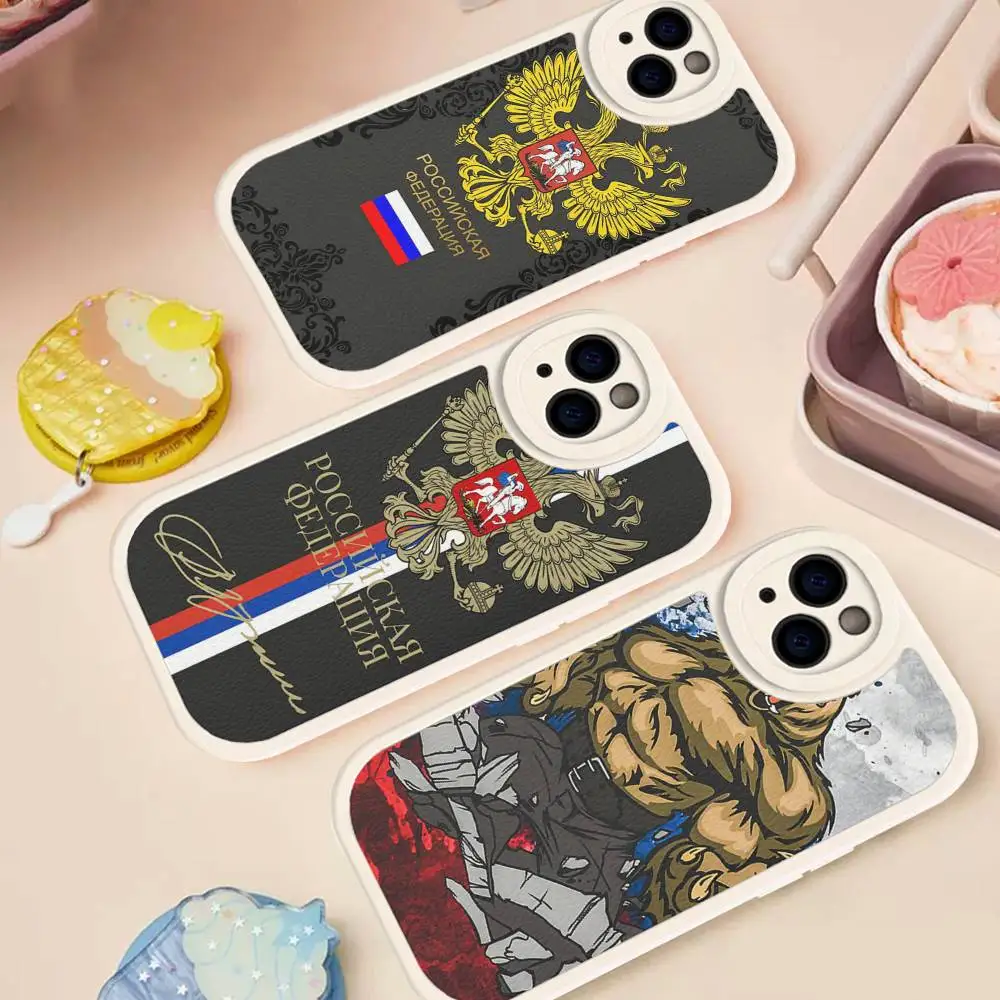 R-Russia Flag Leath…