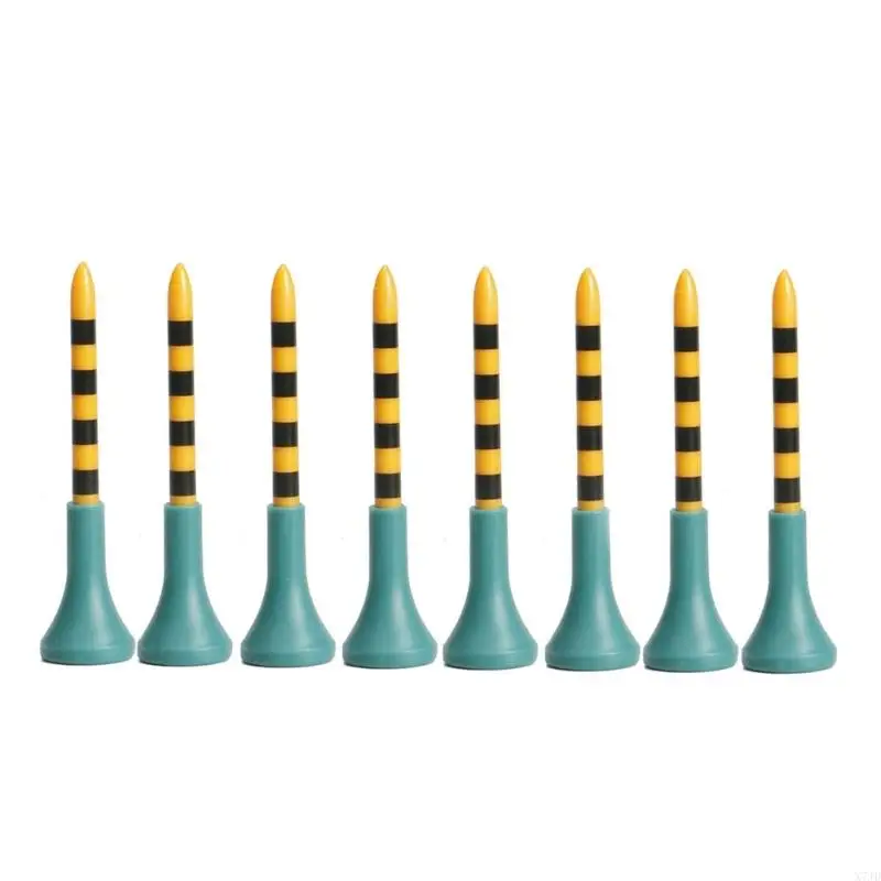 X7JD 30pcs غولف بلاستيك ملونة المحملات البديلة لعبة كرة الجولف موقف غير قابل للكسر تدريبات تدريبات على الجولف للنساء الرجل