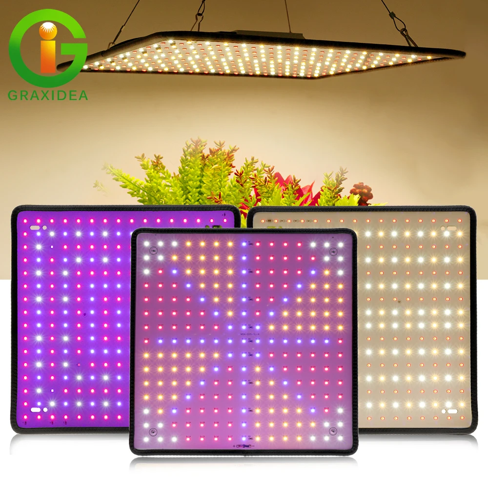 1 Stück LED-Wachstumslampe Vollspektrum Phyto-Lampe 50W Quantum Board Pflanzenbeleuchtung für Zimmerpflanzen Gemüse Blumen 1x1ft Abdeckung
