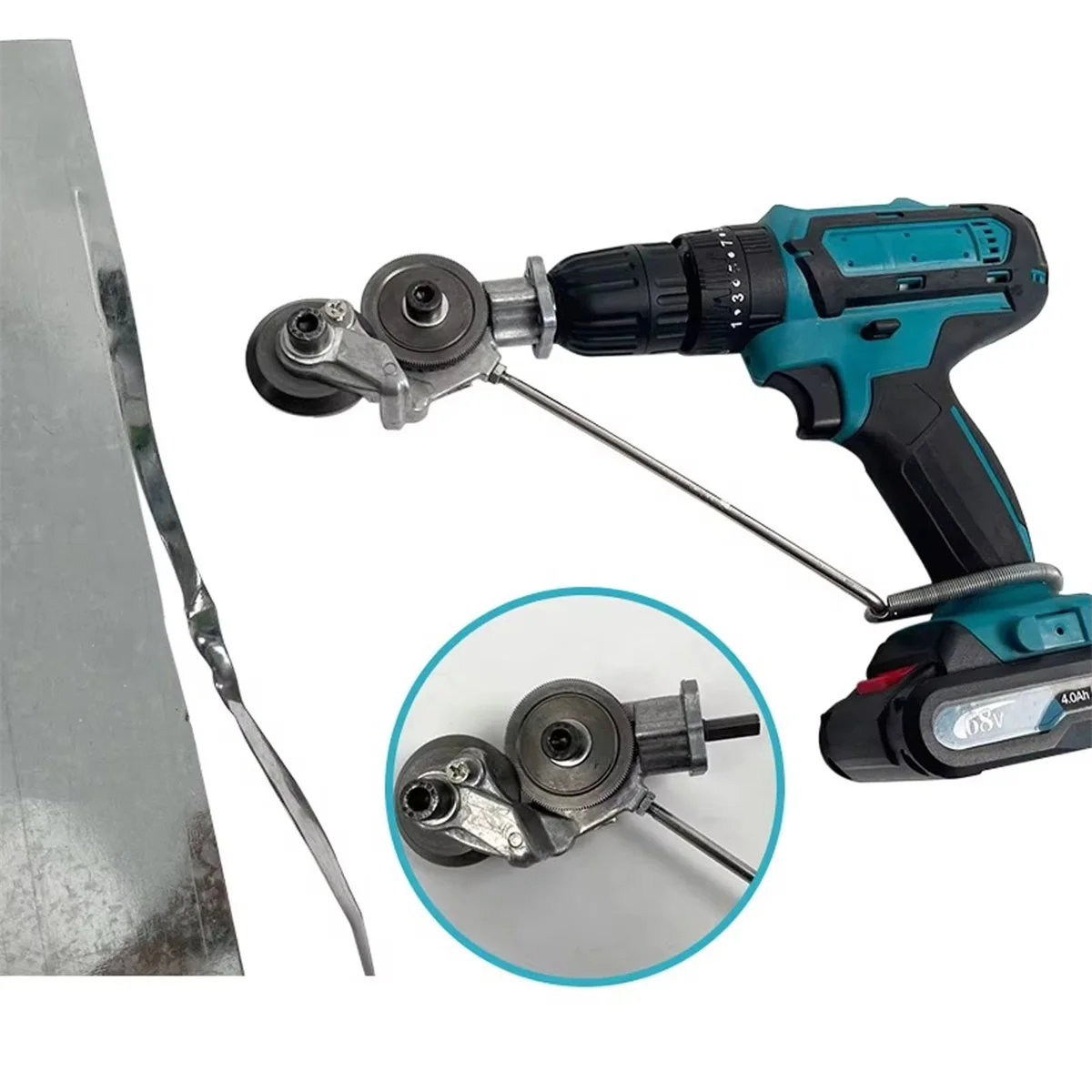 Metal Cutter Retrofit Shear Quick Cutting Professional Electric Retrofit Shears Attachment Cutting Tools for Various Iron Parts