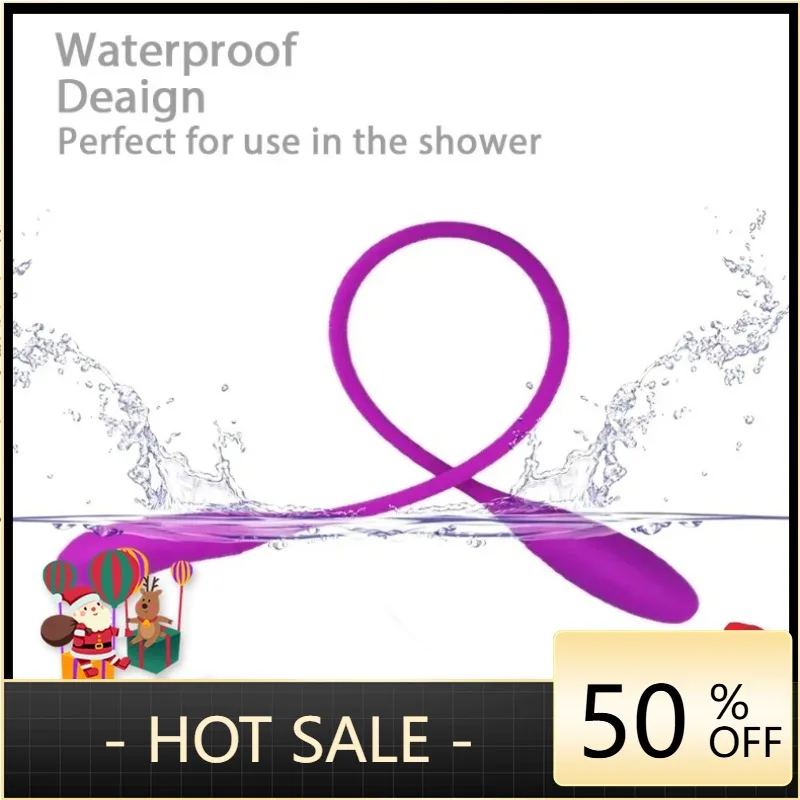 2026  Rechargeable Dual Vibrator 7 Speeds Double Head Jump Egg Bullet Dildo Vibrator Anal Butt Plug Adult Sex Toy for Coupl