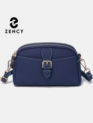 Zency Women Wristlets Bags Female Purse 100% Genuine Leather High Quality Small Bag Large Capacity Crossbody Phone Bag